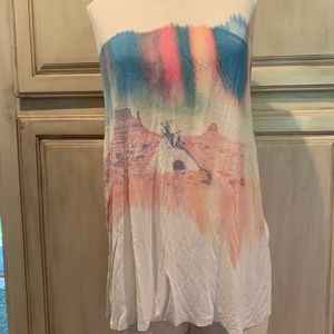 Watercolor Muscle Tank